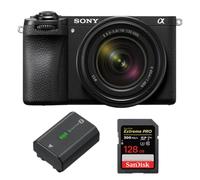 Appareil photo sans miroir Sony a6700+objectif Sony E 18-135mm F 3,5-5,6 OSS+batterie Sony NP-FZ100+SanDisk 128Go Extreme Pro SDXC UHS-II U3 300 Mo/s