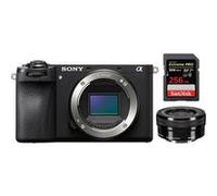 Appareil photo sans miroir Sony a6700+objectif Sony E PZ 16-50mm F 3.5-5.6 OSS+SanDisk 256Go Extreme Pro SDXC UHS-II U3 V90 300 Mo/s