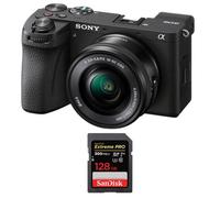 Appareil photo sans miroir Sony a6700+objectif Sony E PZ 16-50mm F 3.5-5.6 OSS+SanDisk 128Go Extreme Pro SDXC UHS-II U3 300 Mo/s