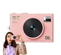Appareil photo SLR Appareil photo numérique 5K - Outil photo portable, caméra vlogging | Dispositif de voyage anti-shake avec un écran IPS de 2,8 pouces, accessoires de photographie professionnels