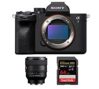 Appareil photo Sony Alpha A7 Mark IV FE 50mm f1.4 GM SanDisk 64 Go Extreme Pro SDXC UHS-II U3 V90 300 s
