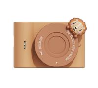 Appareil photo urbain lion orange, marron, blanc TU