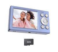 Appareil photo vintage 7,1 + 3,6 cm 16 x optique 4K Documentation longue batterie pour campus voyage cadeaux étudiant caméra