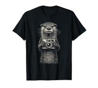 Appareil Photo Vintage pour Photographe Loutre | Pho Mignon de la Faune T-Shirt