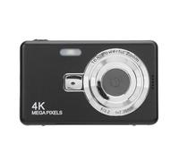 Appareil Photo Vlog, Appareil Photo Numérique Rechargeable, de Noël, Compact avec Lumière d'appoint pour Les Selfies de Voyage pour Débutants et Adolescents (Pas de Carte