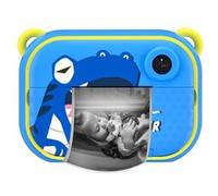 Appareil Photo Wifi pour Enfant avec Impression Instantanée Zoo Family Dinosaure TechKidz Bleu Bleu G