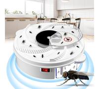 Appareil piège à Mouches électrique Rechargeable USB Attrape-Insectes Répulsifs d Insectes Sûr Hygiénique Contrôle Physique Économique Écoénergétique sans Odeur Zéro Bruit Facile Nettoyer