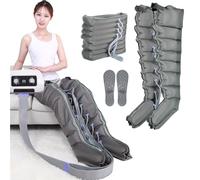 Appareil Pressothérapie Corps Entier 8 Chambres Botte Pressothérapie Lymphatique Circulation Sanguine Jambes Et Ventre Et Bras, Machine Pressotherapie Professionnelle Pour La Maison Massage Jambes