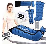 Appareil Pressothérapie Lymphatique Jambes, Masseur Électrique À Air Pour Jambes Avec Drainage Lymphatique, Bottes Pressothérapie 6 Cavités Pour Appareil Circulation Sanguine