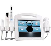 Appareil professionnel de beauté du visage et du corps, technologie RF/EMS anti-âge, raffermissement et contouring, système de soins à domicile 5 en 1 avec niveaux réglables
