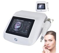 Appareil professionnel de micro-aiguillage fractionné par radiofréquence for le traitement des cicatrices, des rides et des vergetures ; appareil à une main avec piècz