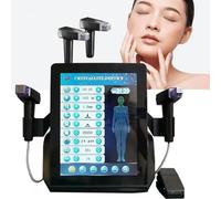 Appareil professionnel pour le traitement des rides, des cicatrices d'acné et le raffermissement de la peau. Appareil de micro-aiguillage RF fractionné de profondeur 8 pour le lifting du vis