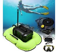 Appareil Respiratoire De Plongée électrique, Respirateur De Fond Gonflable, Détendeur De Plongée, Appareil De Plongée Amovible, pour La Plongée Loisir Et La Pêche,Green-D300