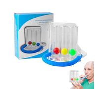 Appareil Respiratoire,Entraîneur Respiratoire Profond,Entraîneur Respiratoire à 3 Chambres,Exerciseur pulmonaire à respiration profonde,Pour la Thérapie du Langage et la Fonction Pulmonaire