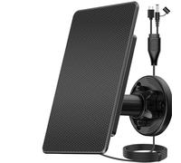 Appareil solaire monocristallin haute exécution pour caméras avec double taux de conversion photovoltaïque et batterie de secours intégrée Panneau photovoltaïque avec sortie USB Create