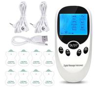 Appareil TENS/EMS pour Traitement de la Douleur Simulateur de Rrègles avec 6 Modes et 11 Intensités Electrodes Tenzgeraet