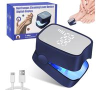Appareil Traitement Laser Mycose Ongles Pied, Mycose Ongles des Pieds Nettoyage et Réparation Ongles, Traitement Champignons Ongles, 7 Min par Jour Améliorer Fongique