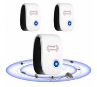 Appareil Ultrason pour Nuisible,Prise Anti Moustique Ultrason Souris,RéPulsif à Ultrasons Anti-Rongeurs, RéPulsif éLectronique D'IntéRieur pour Souris, Rats, Fourmis, AraignéEs Et Moustiques (2PCS)