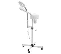 Appareil Vapeur Pour Visage,2-En-1 Combo Dispositif Vaporisateur Ozone Salon Spa Loupe Humidificateur avec Lampes à Loupe Led,Pour Clinique Beauté,Spa,Centre Médico-Esthétique
