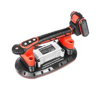 Appareil vibrant pour carrelage 21 V 2000 mAh avec ventouse électrique sous vide, 6 vitesses, 80 kg, avec 2 piles, 28 x 15 cm, 13000 tr/min