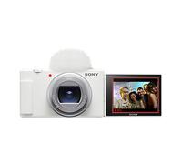 Sony ZV-1 II, Appareil Photo Vlog numérique - Blanc | écran orientable pour Le vlogging - Objectif Zoom Grand Angle - vidéo 4K - Microphone omnidirectionnel