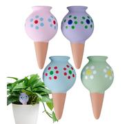 Appareils d'arrosage pour plantes | 4 piquets de jardinage en terre cuite | Kit d'auto-arrosage pour pots | pour jardin, pelouse, patio, véranda, balcon, pots et