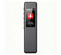 Appareils de dictée, dictaphone numérique, double microphone 360, enregistrement vocal clair jusqu'à 5 m, précis même dans un environnement