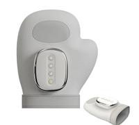 Appareils de Massage pour les Mains Contre L'arthrite, Gants À Air Portables avec Chaleur Et Compression, 3 Modes, 5 Niveaux, Masseur Électrique Rechargeable pour les Doigts avec Minuteur Automatique