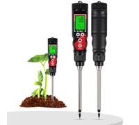 Appareils de Mesure du Sol, Instrument Numérique D'analyse du Sol avec Sonde + Écran Rétroéclairé Haute Définition, pour Plantes en Pot, Fleurs, Pelouse, Jardin