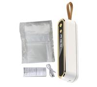 Appareils De Mise Sous Vide - Machine De Scellage Portable Rechargeable - Scelleuse Sous Vide Compacte sans Fil avec 10 Sacs,Pour Maison Cuisine Extérieur Stockage Viande Voyage Bocaux Mise En