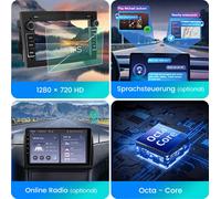 Appareils de navigation encastrables,Carplay, Android15, WIFI, DAB, Autoradio, NAVI, WIFI,Pour Opel Zafira B Corsa D Astra H Vivaro Vectra C 6+64G RD FM