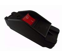 Appareils Interrupteur à cordon 16 A, 250 V ~ avec interrupteur à bascule interchangeable 2 pôles (rouge - éclairé)