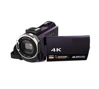 Appareils Photo Numériques, Caméscope de caméra vidéo numérique 4K 1080P 48MP WiFi Digital 16x Zoom caméscope enregistreur avec écran Tactile capacitif à 3 Pouces Ivre Vue Infrarouge(Coffee Color)