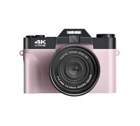 Appareils photo numériques reflex 32G - AIORBER - 3.0"" Écran pliable - 16X Zoom - WiFi - Caméra d'entrée de gamme débutant - Rose