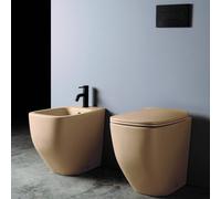 APPAREILS SANITAIRES ENCASTRÉS SANS REBORD EN CÉRAMIQUE SABLE MAT MOZART