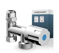 Appareils Valve supplémentaire pour robinet équerre 3/8 'x Filetage 3/4' AG x 3/8 'x Filetage 10 mm Chromé