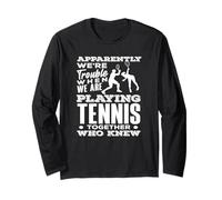 Apparemment des problèmes Lorsque Vous jouez au Tennis Ensemble Qui savait Manche Longue