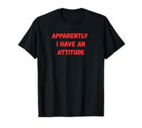 Apparemment, I Have an Attitude - Red Love T-Shirt