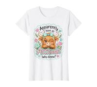 Apparemment, J'Ai Une Attitude Qui savait la Ferme des Vaches des Highlands T-Shirt Graphique avec Valeur