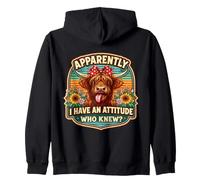 Apparemment, J'Ai Une Attitude Qui savait Le Sarcasme de Vache des Highlands Sweat à Capuche