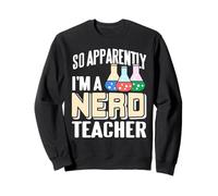 Apparemment Je suis Un Prof Nerd Humour Science Sweatshirt