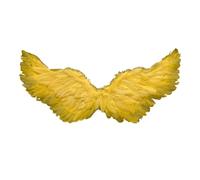Apparence de scène d'ange pour fêtes, carnaval, rêves, donner vie avec décorations magiques à plumes pour fête, événement (D, 65 x 35 cm)