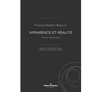 Apparence et réalité: Essai de métaphysique