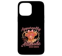 Apparently I Have an Attitude Funny Highland Cow Coque pour iPhone 13 Pro Max