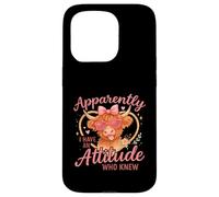 Apparently I Have an Attitude Funny Highland Cow Coque pour iPhone 15 Pro