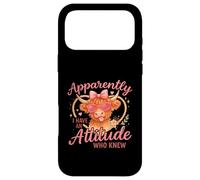 Apparently I Have an Attitude Funny Highland Cow Coque pour iPhone 17 Pro Max