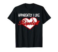 Apparently I Like Baseball Sport Baseball Lover Baseball Mom T-Shirt