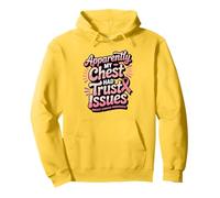 Apparently My Chest Had Trust Issues Breast Cancer Awareness Sweat à Capuche