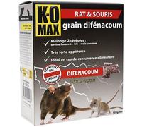 Appât 3 céréales - rats et souris - grain difénacoum - 150 g - en sachets-d