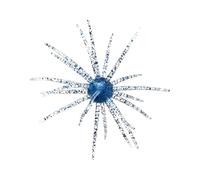 Appât à Bar à l'oursin de mer | Appât Flottant réaliste Souple | Leurre de Pêche en Silicone Souple | Eau salée, mer, lac d'eau Douce, rivière, étang, Berge, Quai, Truite en rivière, crapet, Perche